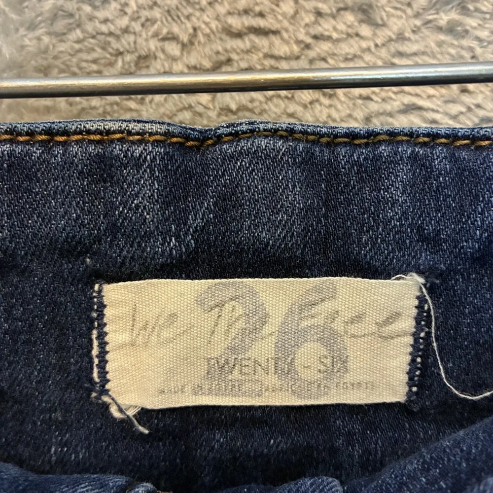 Free People We The Free Jayde Flare Jeans 24* Boho Festival Concert Retro Hippie